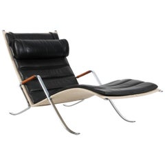 Grasshopper Chaise Lounge by Fabricius Kastholm for Lange Production