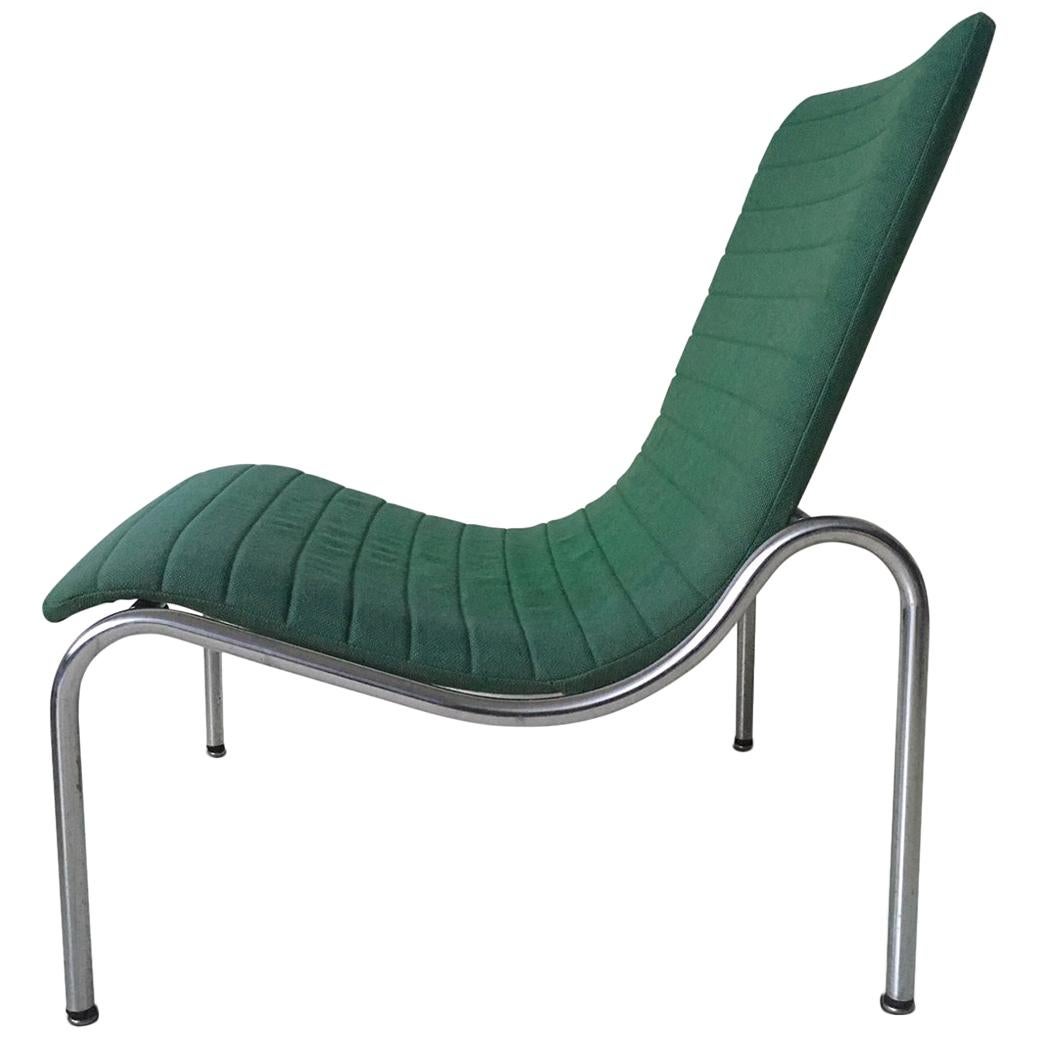 Green Tubular Lounge Chair by Kho Liang Ie for Stabin Holland, Model 703, 1968