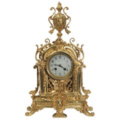 Antique French Gilt Bronze Clock by Japy Freres