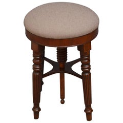 Regency Mahogany Piano Stool