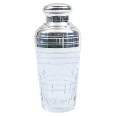 Mid-20th Century Saint Louis Crystal Martini or Cocktail Shaker