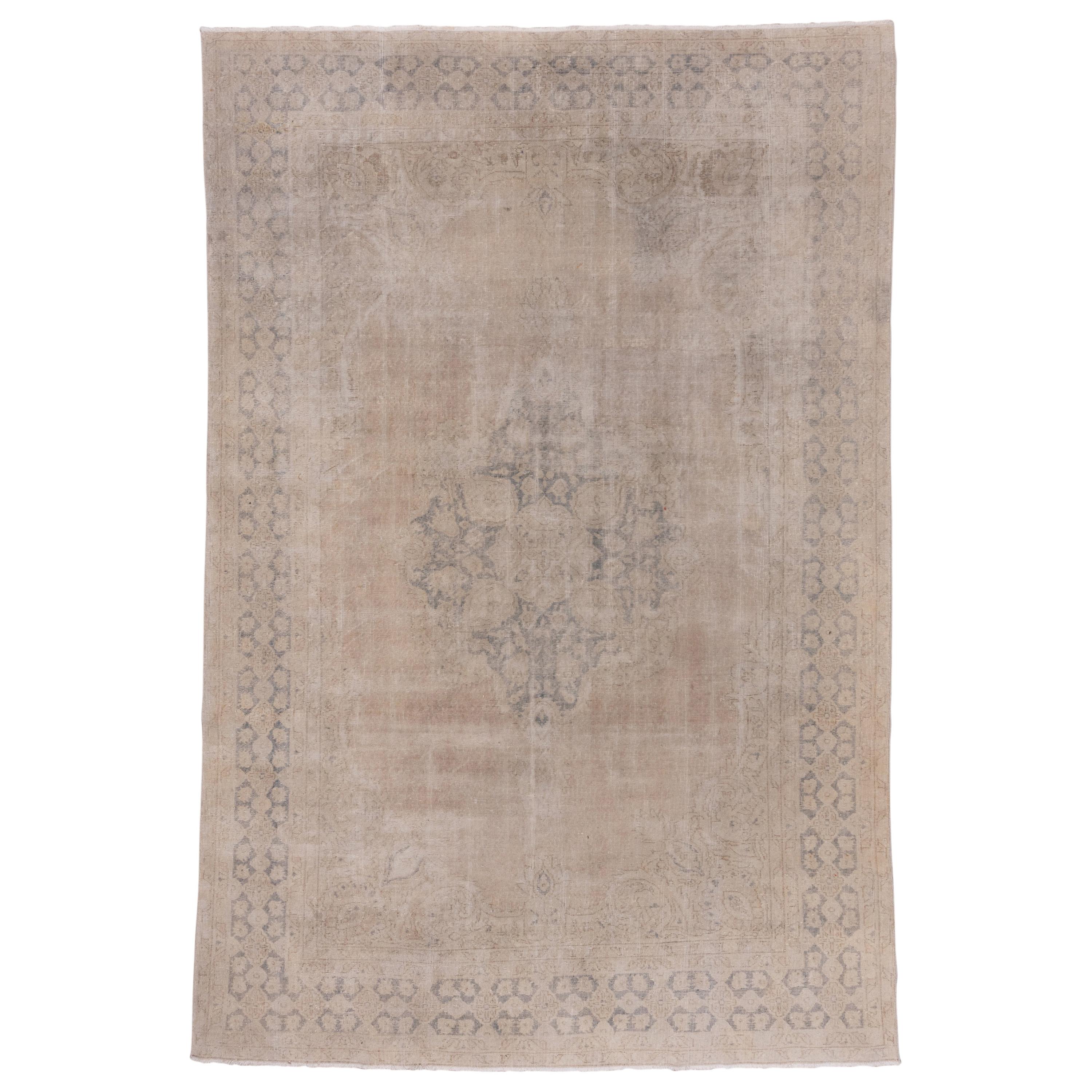 Oushak Carpet, Soft Palette, circa 1930s