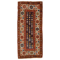 Antique North West Caucasian Rug, circa 1880  3'5 x 7'7