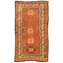 Antique Caucasian Kazak Rug, circa 1890 4'2 x 7'8
