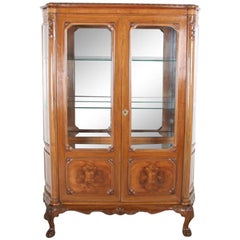 French Display or China Cabinet in the Chippendale Style