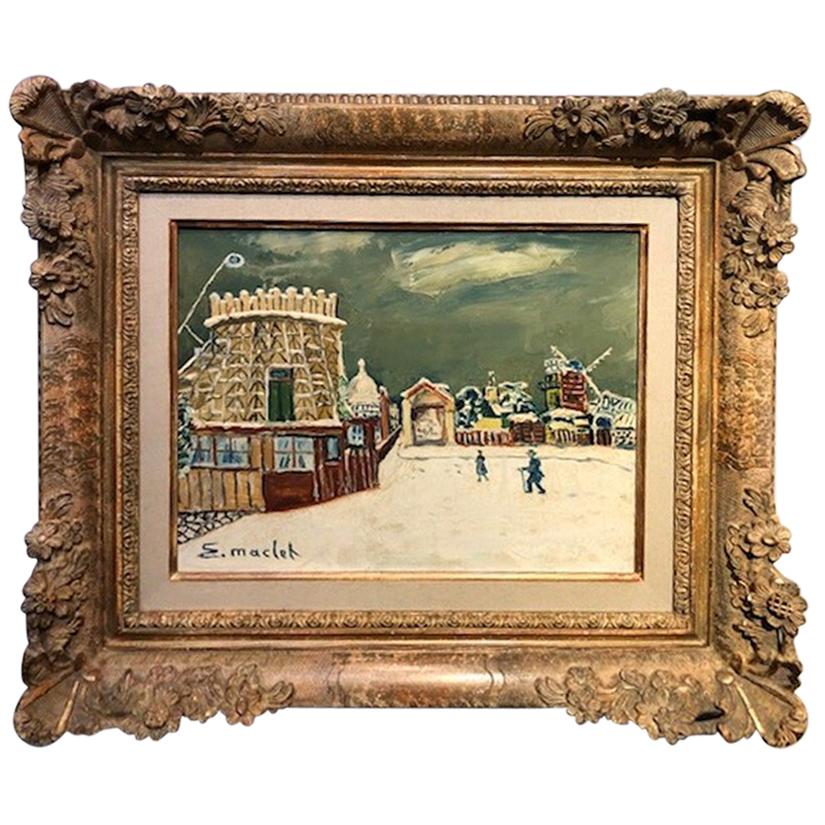 Peinture d'Elisee Maclet '1881-1962'. en vente