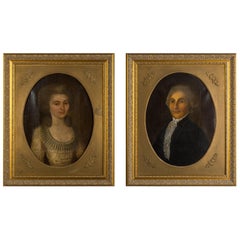 Pair of 19th Century French Portraits