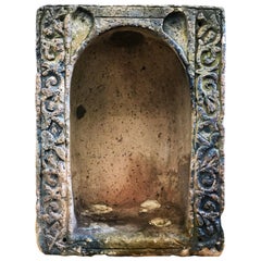 Rare to Find Lime Stone Hand Carved Niche Found in Southern México, circa 1800