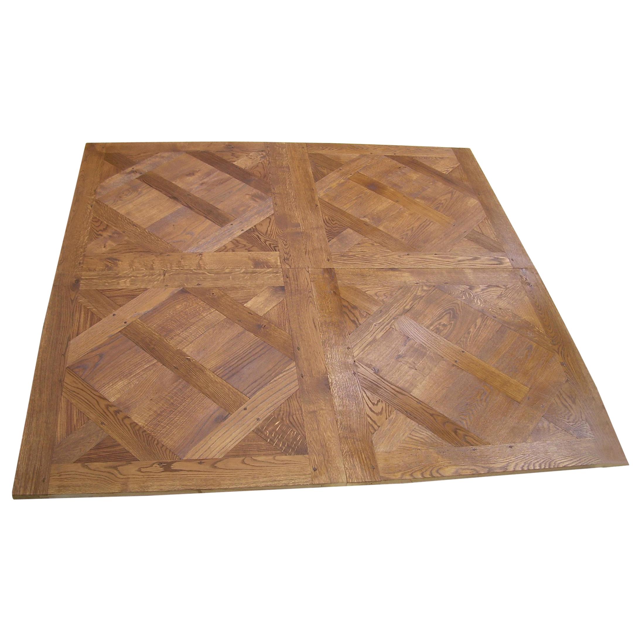 French Solid Wood Oak Flooring ‘Parquet De Versailles’ Handmade, France