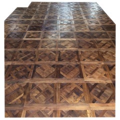 French Parquet de Versailles Style Antique Oak Handmade French Tradition, France