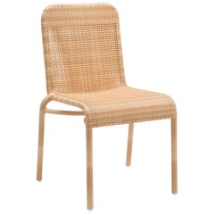 French Design and Braided Resin Rattan Effect Outdoor Chair