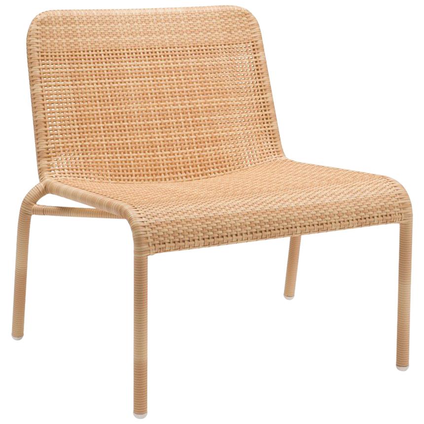 Rattan Braided Resin French Design and Lounge Armchair