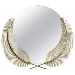 Ghidini 1961 Sunset Small Mirror in Brass by Nika Zupanc