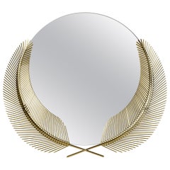 Ghidini 1961 Sunset Medium Mirror in Brass by Nika Zupanc