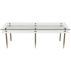 Ghidini 1961 Legs Dining Table in Carrara White by Paolo Rizzatto