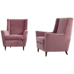 Set of 2 Rosa Ico Parisi Armchairs, 1950s, Italy