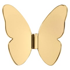 Ghidini 1961 Single Butterfly Coatrack en or de Richard Hutten