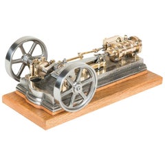 Scale Model of a Single Cylinder Horizontal Mill Steam Engine
