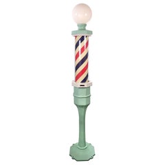 Antique Restored Barber Pole, Rare Koken Model 95