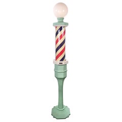 Antique Restored Barber Pole, Rare Koken Model 95 