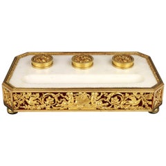 Used Fine French Directoire Inkstand
