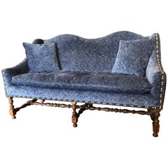 Louis XIV Style Upholstered Settee