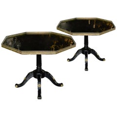 Pair of French Jansen Octagonal Tables