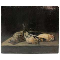 Game Still Life Painting by F. A. Brawdel