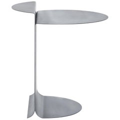 O Table in Blackened Stainless Steel by Estudio Persona
