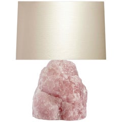 Natural Rock Crystal Quartz Lamp