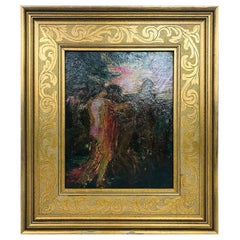 Theresa Bernstein Oil on Board Women Dancing