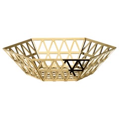 Ghidini 1961 Tip Top Tray Medium in Gold by Richard Hutten