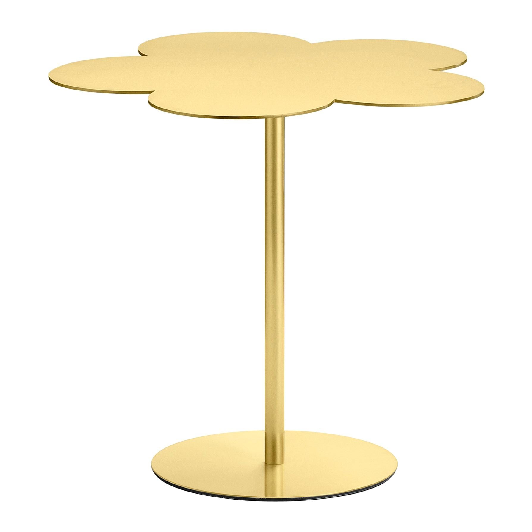 Ghidini 1961 Large Flowers Coffee Side Table in Brass by Stefano Giovannoni For Sale
