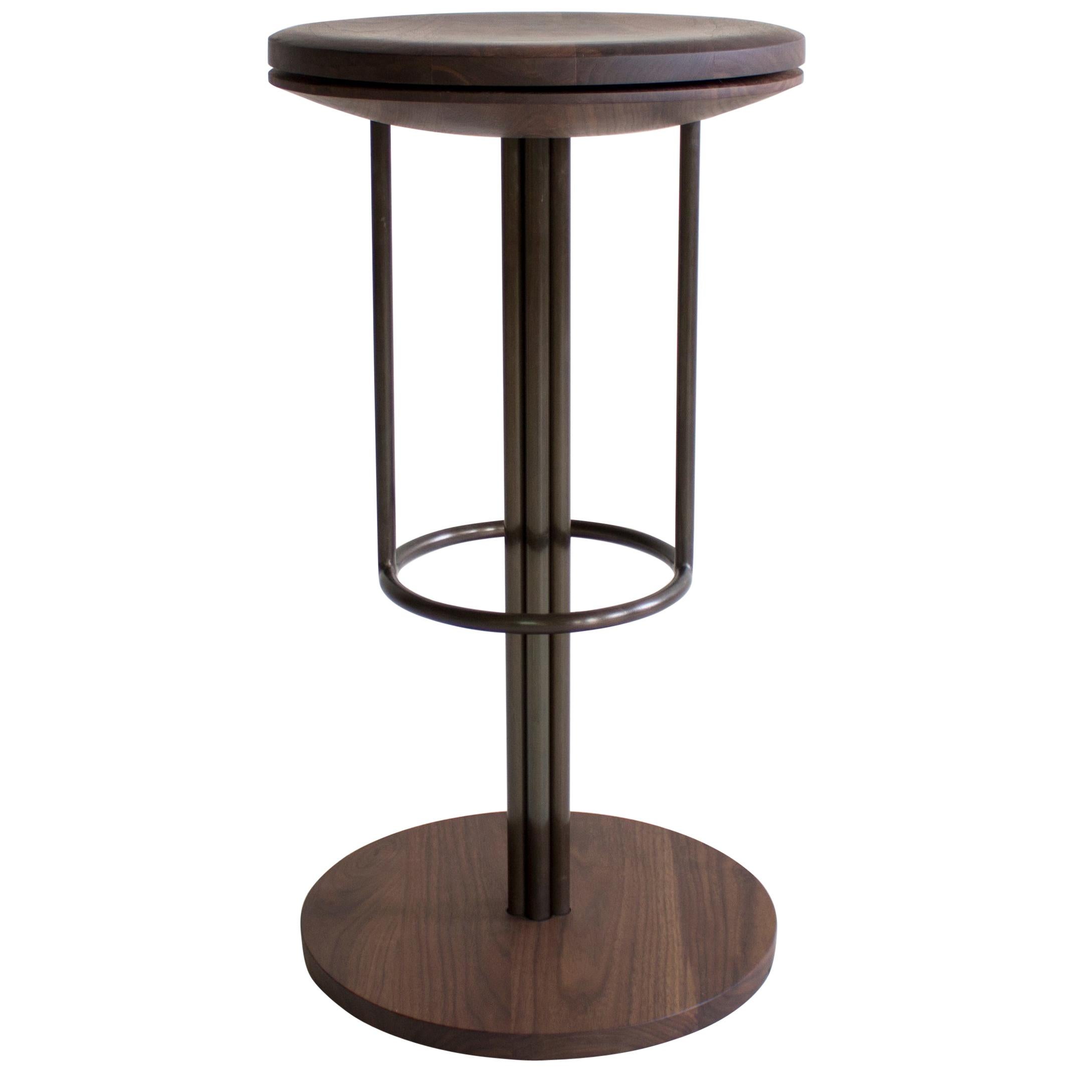 Inez Modern Barstool or Counter Stool with Swivel  For Sale