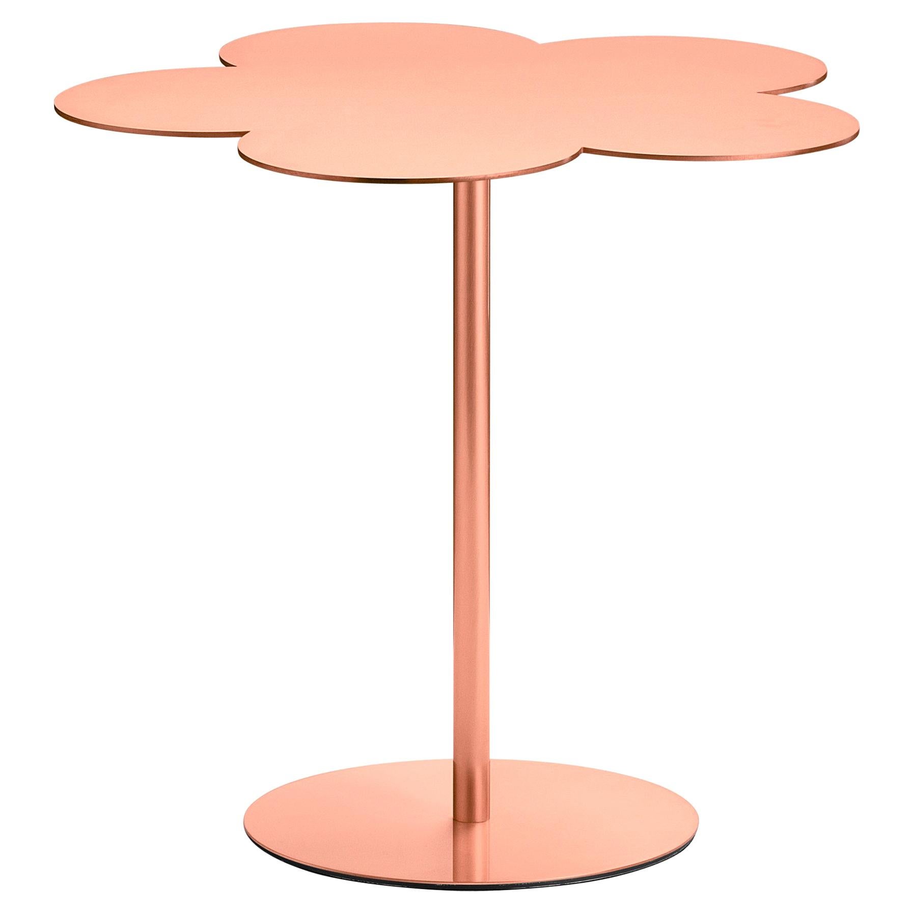 Ghidini 1961 Large Flowers Coffee Side Table in Copper by Stefano Giovannoni For Sale