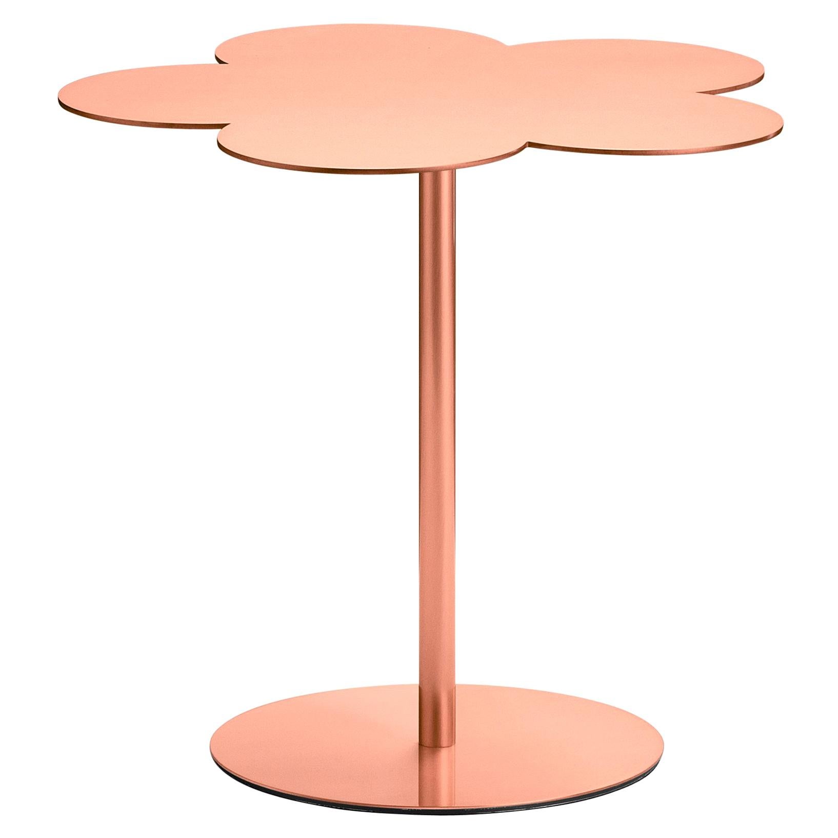 Ghidini 1961 Table d'appoint Flowers moyenne en cuivre de Stefano Giovannoni