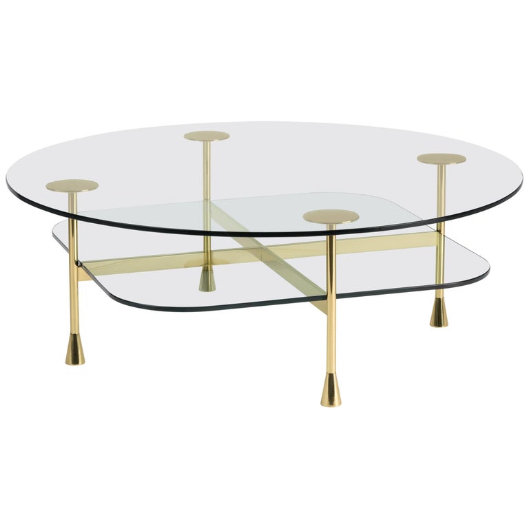 Ghidini 1961 Da Vinci Round Table in Crystal by Richard Hutten For Sale