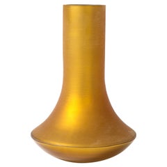 Donghia Murano Matte Gold Glass Bouquet Vase