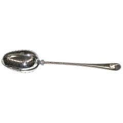 Antique Victorian Silver Tea Infuser Spoon, George Gray, London 1892