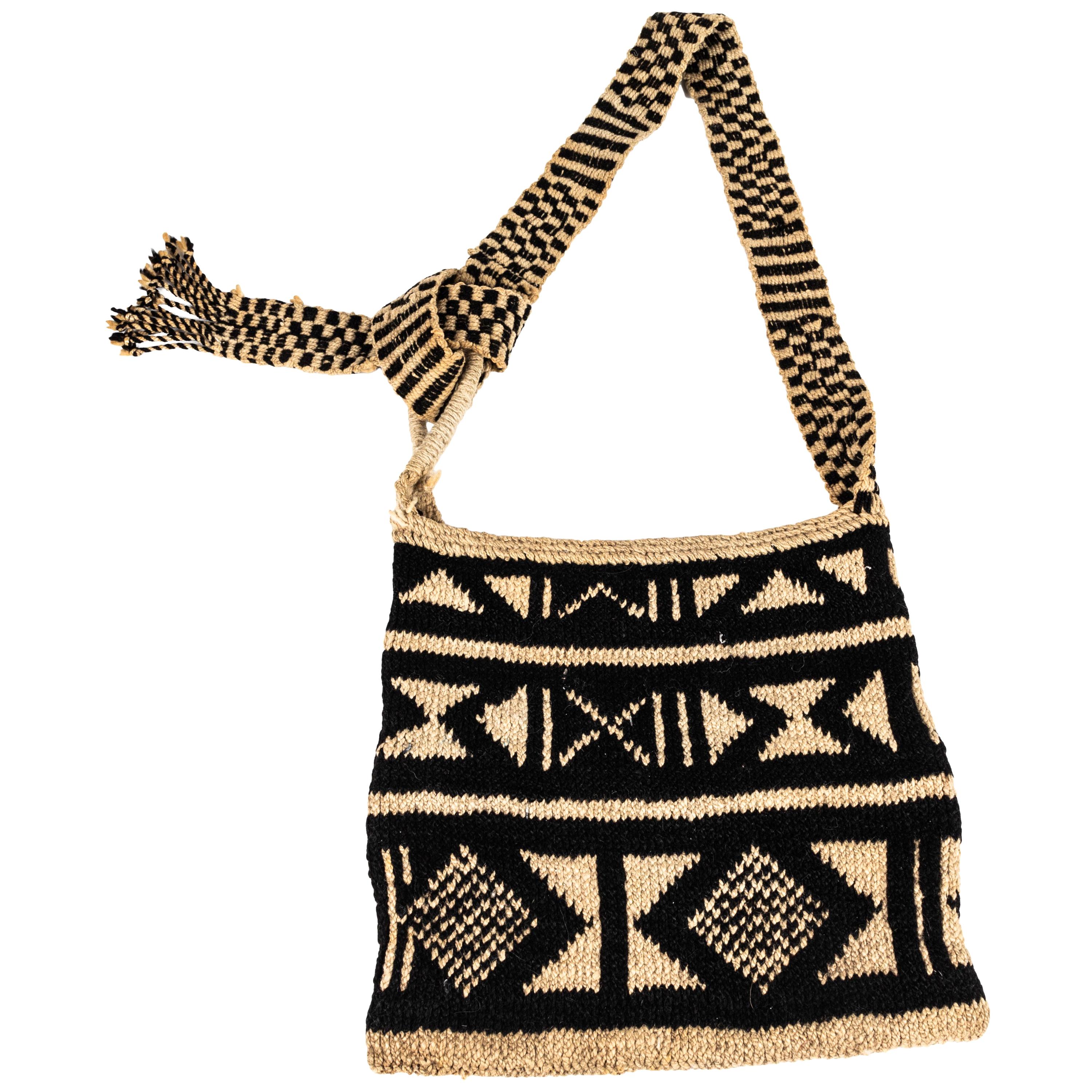 Contemporary Mexican Handwoven Decorative Bag