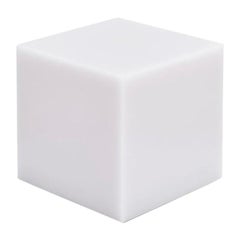 Sabine Marcelis Marshmellow White Cream Candy Cube Contemporary Side Table 