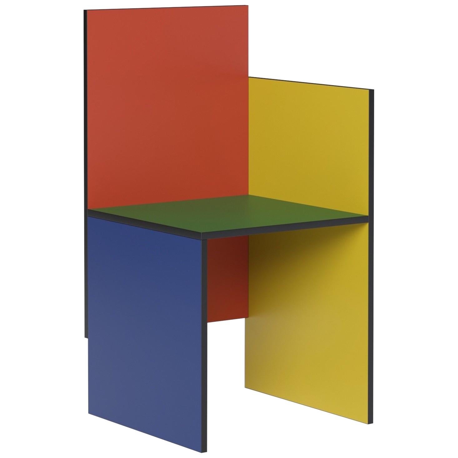 'Avant Garde' Chair, Bauhaus Style 'One Arm', Color of Your Choice
