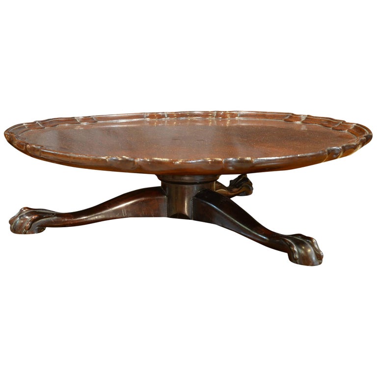 Mahogany Lazy Susan For Sale at 1stDibs