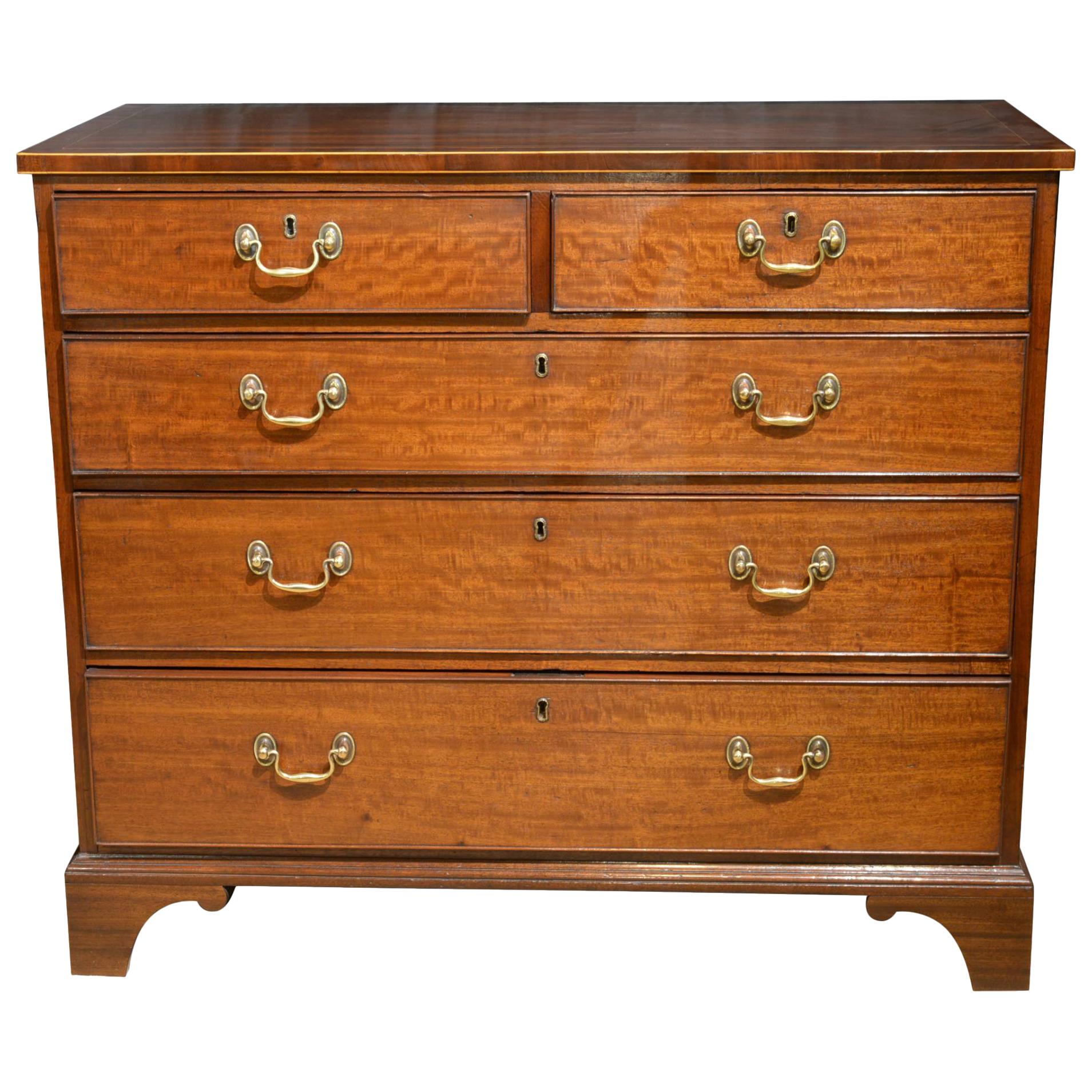 Mahogany 18th Century Chest of Drawers For Sale