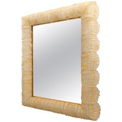 Rugiadoso Glass Mirror by Barovier and Toso
