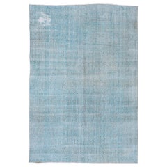 Alfombra Sobreteñida Vintage, Aqua