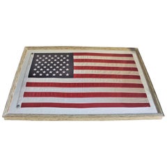 American Flag in New Painted Frame