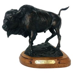 "Tomorrow's Leader" Bronze of Bison by Artist Veryl Goodnight 12/50