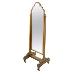 Antique Cheval Mirror, Dressing Mirror, Full Length Mirror, Scotland 1910, B1433