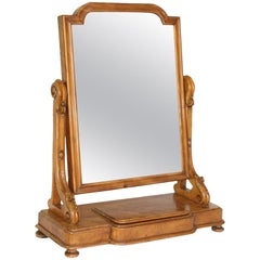 Antique 19th Century Cheval Tabletop Mirror